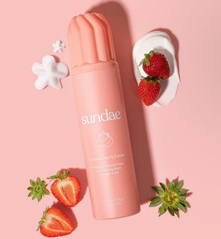 Limited edition Strawberries & Cream Foaming Body Wash