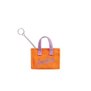 Orange terry key holder