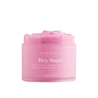 Hey, Sugar Exfoliating All Natural Body Scrub in Pink Champagne