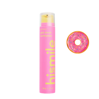 Pink donut  toothpaste